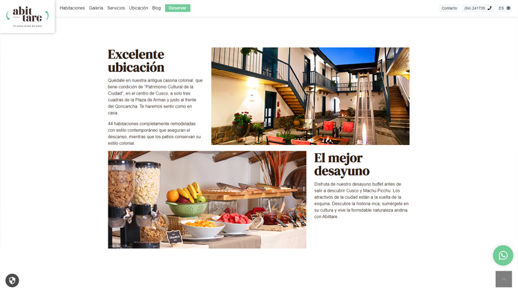 Pantalla web FNSsites Premium